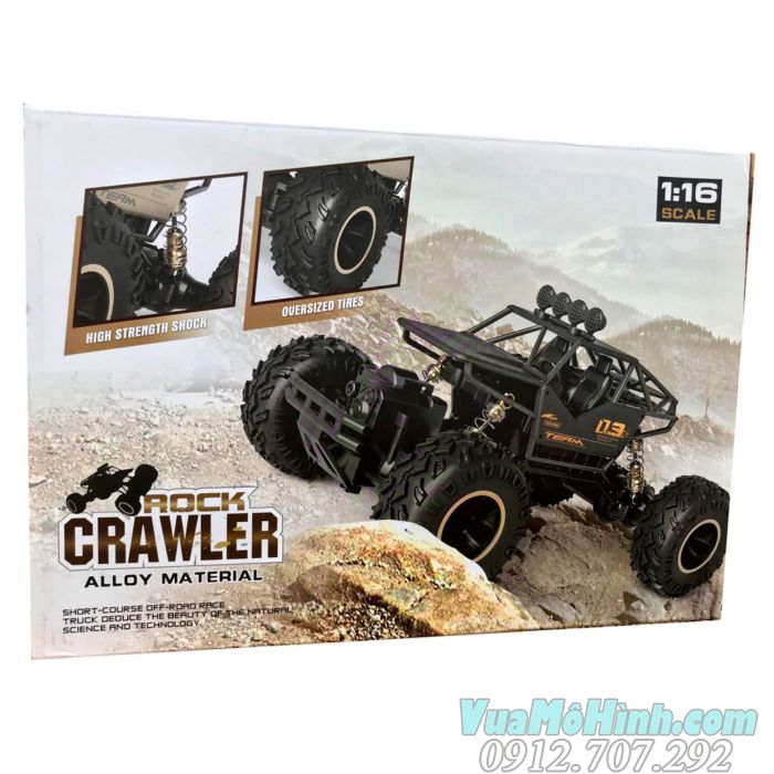 Xe ô tô địa hình điều khiển từ xa Rock Crawler Tỷ Lệ 1:16 