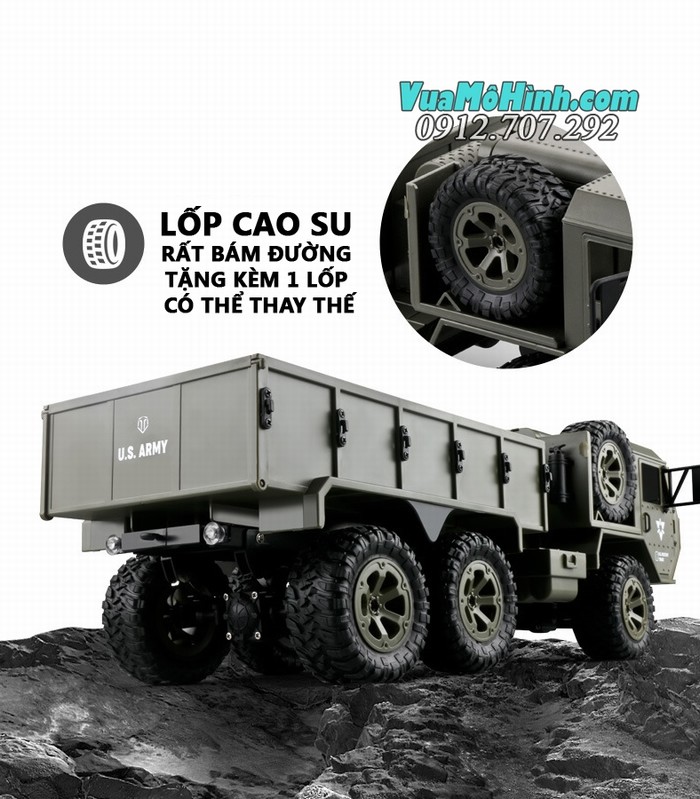 Xe tải quân sự điều khiển từ xa US Military Truck Fayee FY004 FY004A