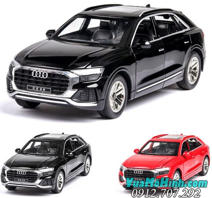 Mô hình xe ô tô Audi Q8 tỉ lệ 1:24 hãng Chezhi