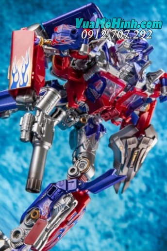 Mô hình LS-14 Transformers Optimus Prime Black Mamba mô hình người máy robot biến hình xe tải đầu kéo