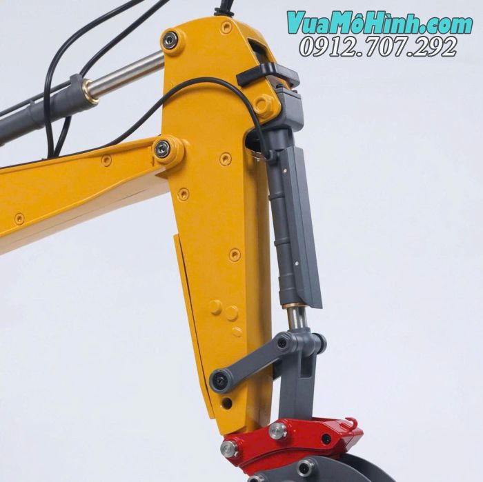 Máy xúc RC Kabolite K5901 tỷ lệ 1/18 toàn thân kim loại điều khiển từ xa