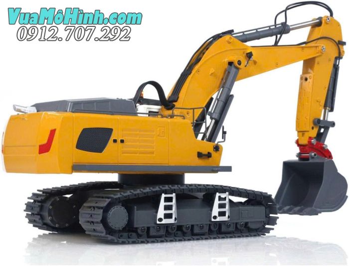 Máy xúc RC Kabolite K5901 tỷ lệ 1/18 toàn thân kim loại điều khiển từ xa