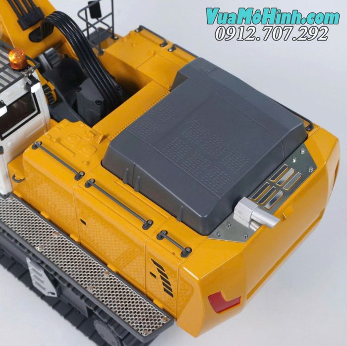 Máy xúc RC Kabolite K5901 tỷ lệ 1/18 toàn thân kim loại điều khiển từ xa