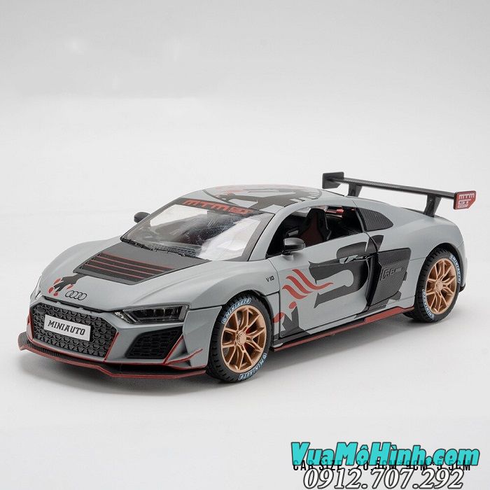 Mô Hình Xe Hơi Thể Thao Audi R8 Iron Man tỉ lệ 1/24 hãng Miniauto