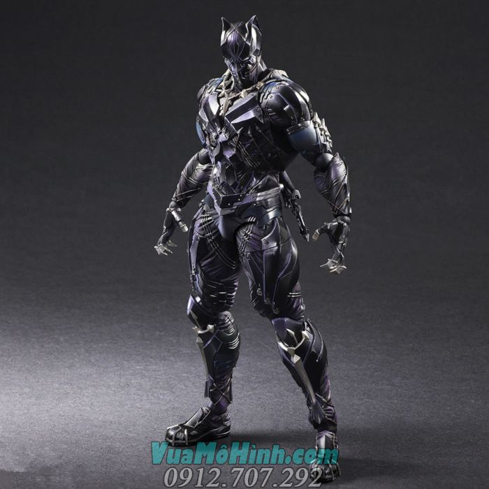 Mô hình nhân vật Báo đen Black Panther PAK - Play Arts Kai phim Marvel  cao 26cm