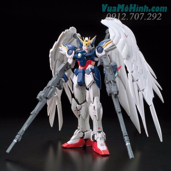 mô hình đồ chơi robot người máy biến hình lắp ráp Gundam HG 1/144 Wing Zero , rô bốt siêu nhân lắp ghép bandai