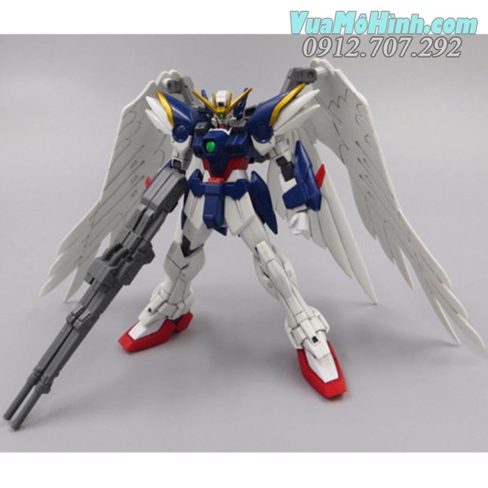 mô hình đồ chơi robot người máy biến hình lắp ráp Gundam HG 1/144 Wing Zero , rô bốt siêu nhân lắp ghép bandai