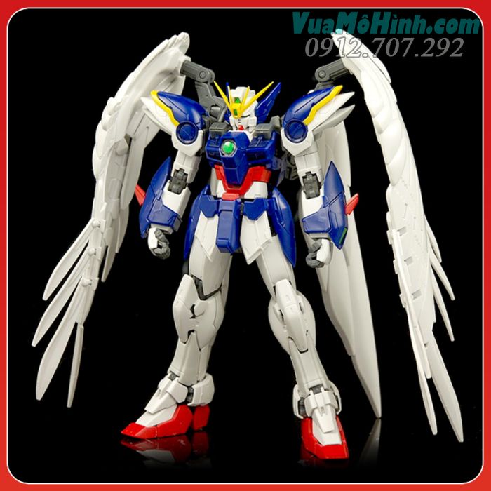mô hình đồ chơi robot người máy biến hình lắp ráp Gundam HG 1/144 Wing Zero , rô bốt siêu nhân lắp ghép bandai
