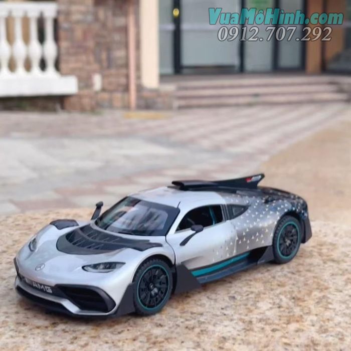 Mô hình tĩnh diecast siêu xe ô tô Mescedes Benz AMG One tỷ lệ 1:24 , đồ chơi xe hơi oto 4 bánh thu nhỏ