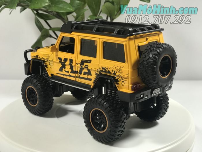 Mô hình tĩnh diecast ô tô siêu xe Mercedes Benz G500 XLG tỷ lệ 1:24 , đồ chơi xe hơi oto 4 bánh