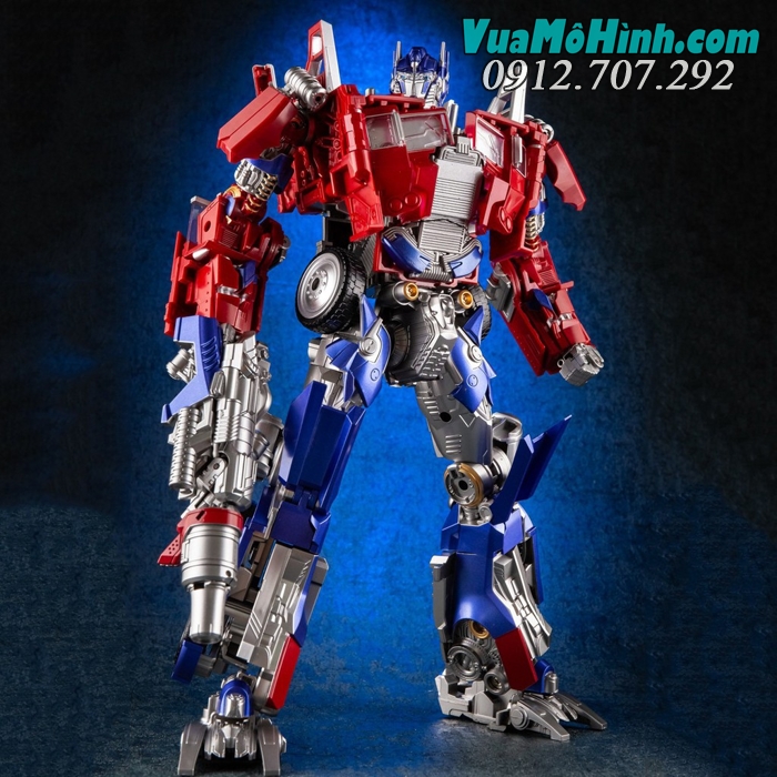 mô hình optimus prime robot lắp ghép người máy biến hình xe tải đầu kéo h6003-6 h6003 6 h60036