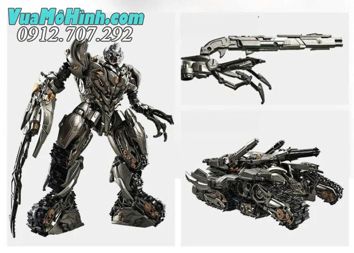 Mô hình YouHu 6618D Megatron Galvatron Mega Tank robot biến hình cao cấp
