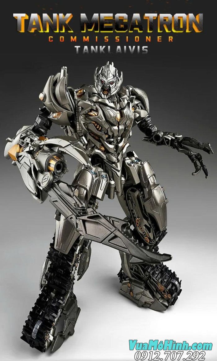 Mô hình YouHu 6618D Megatron Galvatron Mega Tank robot biến hình cao cấp