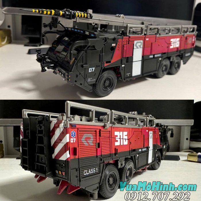 Robot Sentinel Prime biến hình xe cứu hỏa trong Transformers 3