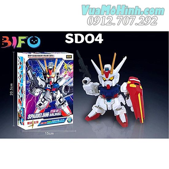 Mô hình đồ chơi robot siêu nhân biến hình lắp ráp Gundam Maichong Soldier SD , rô bốt người máy lắp ghép bandai