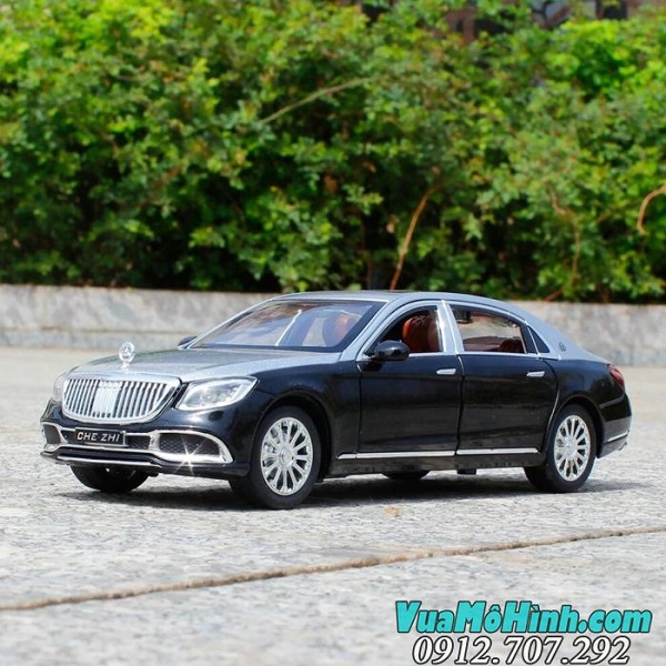 Mô hình xe MAYBACH AMG S600 siêu xe hãng chezhi tỉ lệ 1/24