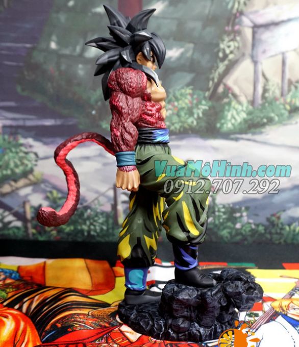 Mô hình Son Goku SS4 7 viên ngọc rồng Dragon Ball  màu đặc biệt cao 26cm