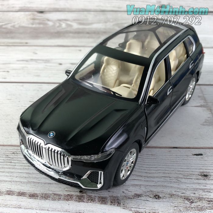 mô hình tĩnh diecast siêu xe ô tô bmw x7 tỷ lệ 1:24 , đồ chơi xe hơi 4 bánh oto thu nhỏ bằng kim loại