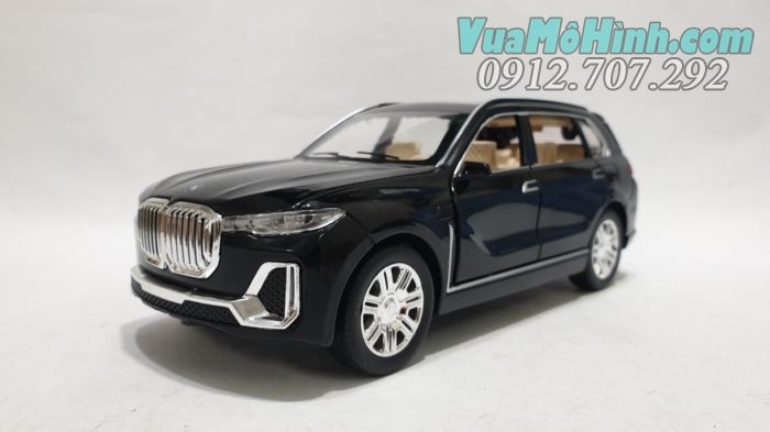 mô hình tĩnh diecast siêu xe ô tô bmw x7 tỷ lệ 1:24 , đồ chơi xe hơi 4 bánh oto thu nhỏ bằng kim loại