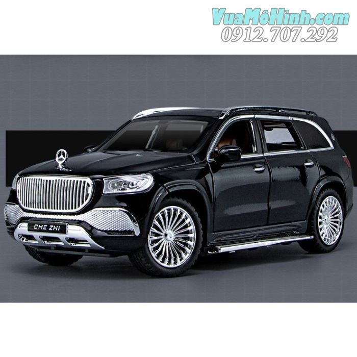 mô hình tĩnh siêu xe ô tô Mercedes Benz Maybach GLS600 tỷ lệ 1:24 , đồ chơi xe hơi oto 4 bánh bằng kim loại