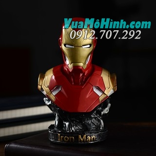 Mô hình Tượng bán thân người sắt Ironman Tony Stark MK46 Mavel Iron man