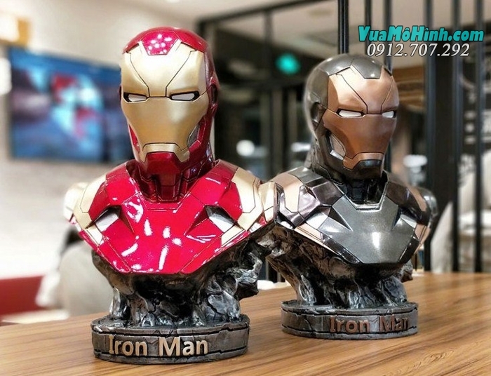 Mô hình Tượng bán thân người sắt Ironman Tony Stark MK46 Mavel Iron man