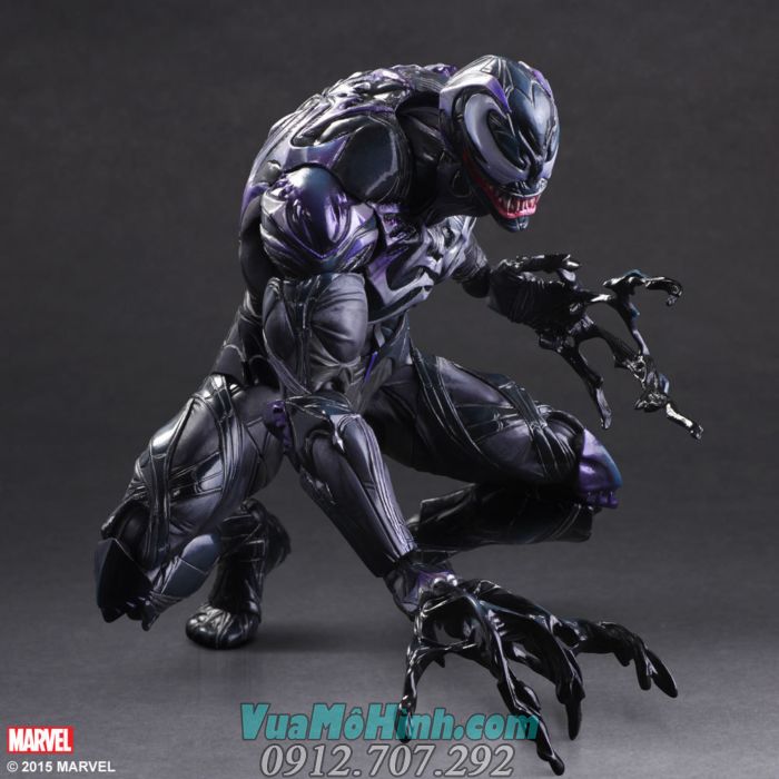 Mô hình nhân vật Venom Play Arts Kai siêu anh hùng phản diện phim Marvel