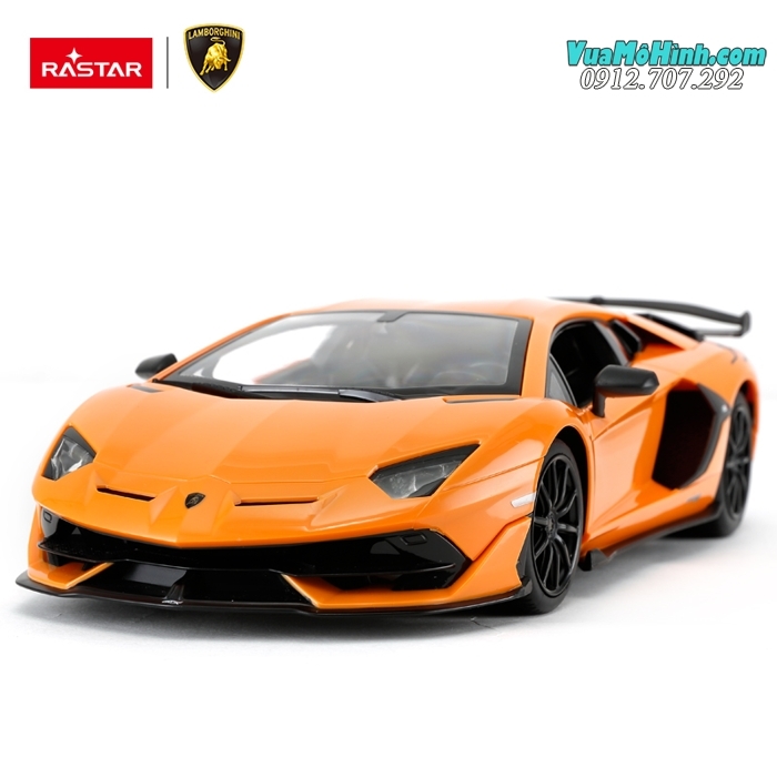 Mô hình xe Lamborghini Aventador SVJ ô tô điều khiển từ xa tỷ lệ 1:14 Rastar