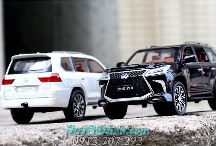 Xe ô tô mô hình tĩnh Lexus LX570, mô hình xe hơi trưng bày