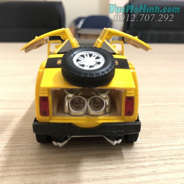 mô hình tĩnh diecast siêu xe ô tô 4 bánh Limousine Hummer tỷ lệ 1:32 , xe sang đồ chơi thu nhỏ oto bằng kim loại