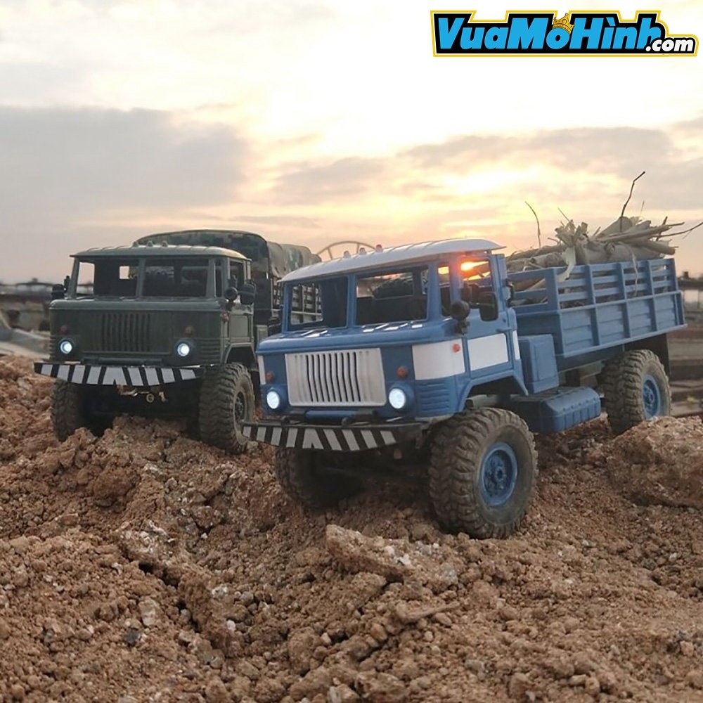 mô hình xe ô tô tải quân sự quân đội mỹ điều khiển từ xa US Military Truck chính hãng giá rẻ chạy pin sạc