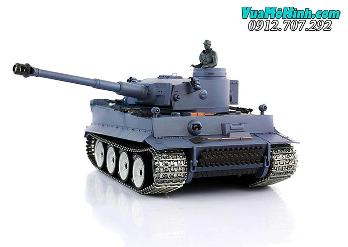 mô hình xe tăng điều khiển từ xa heng long german tiger 1 rc tank 3818-1 pro