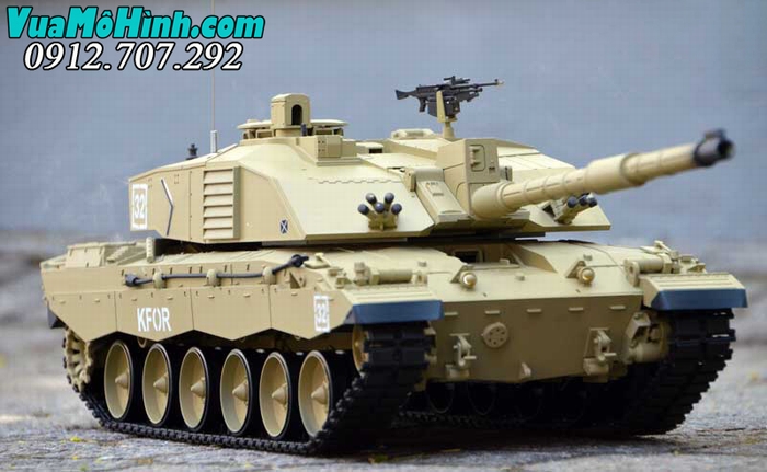 xe tăng mô hình điều khiển từ xa rc tank heng long british challenger ii 2 xích kim loại pro 3908 3908-1