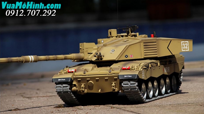 xe tăng mô hình điều khiển từ xa rc tank heng long british challenger ii 2 xích kim loại pro 3908 3908-1