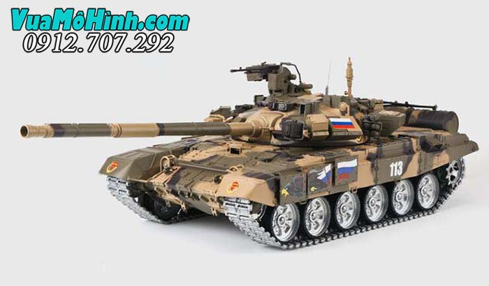 mô hình xe tăng điều khiển từ xa rc tank heng long russian t-90 t90 3938-1 phiên bản pro xích kim loại