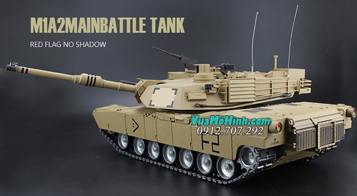 mô hình xe tăng điều khiển từ xa rc tank heng long m1a2 abrams abraham 3918 3918-1 pro xích kim loại