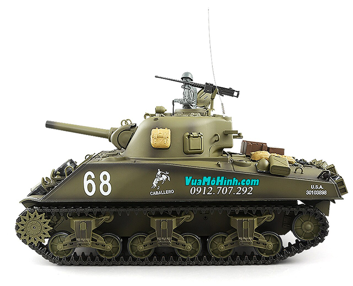 mô hình xe tăng quân sự điều khiển từ xa rc tank heng long m4a3 sherman 3898-1 phiên bản pro xích kim loại