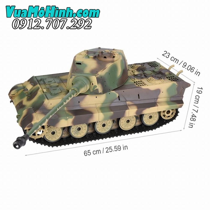 mô hình xe tăng vua hổ heng long king tiger phiên bản pro điều khiển từ xa rc tank hl 3888a-1 3888a 1 3888a1