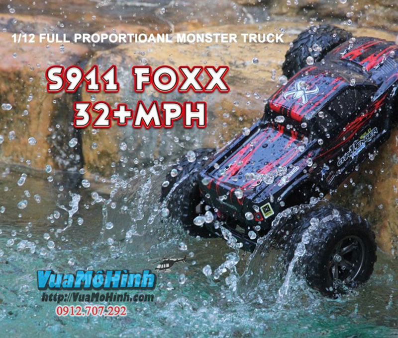 đồ chơi mô hình xe hơi monster truck s911 xe ô tô đua địa hình 9115 off road điều khiển từ xa chính hãng tốc độ cao