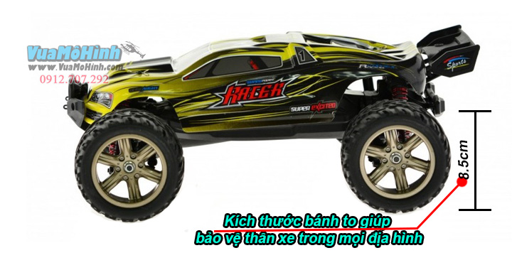 đồ chơi mô hình xe hơi monster truck s912 xe ô tô đua địa hình 9116 off road điều khiển từ xa chống nước tốc độ cao