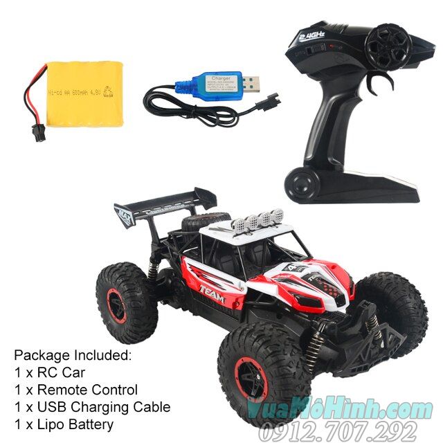 Xe điều khiển từ xa Rock Crawler xe địa hình tốc độ cao chính hãng