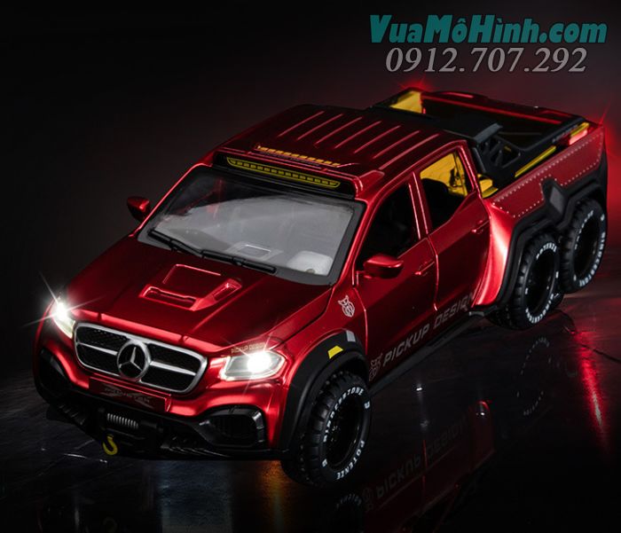 Ô tô mô hình tĩnh Mercedes Benz X-CLASS vỏ kim loại