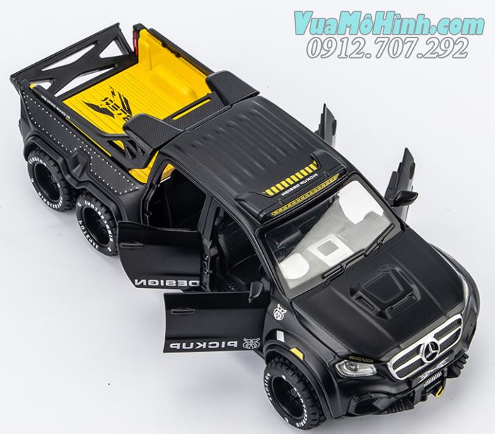 Ô tô mô hình tĩnh Mercedes Benz X-CLASS vỏ kim loại