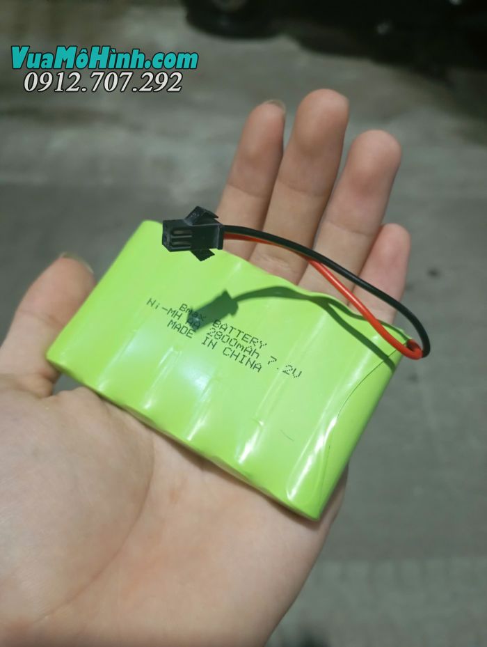 Pin dung lượng cao Ni-MH 7.2V 2800mAh cho xe ô tô điều khiển từ xa