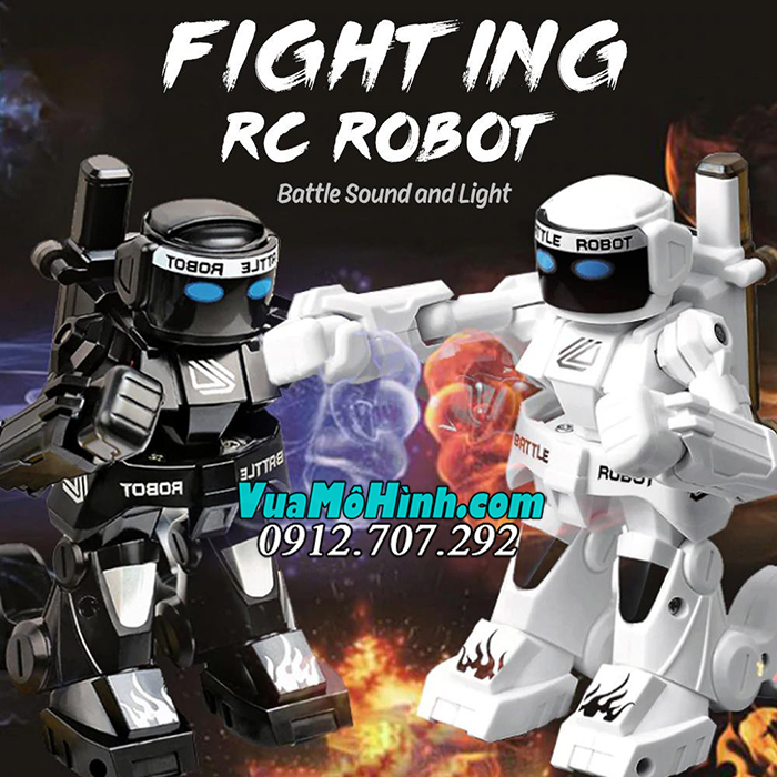 Rô bốt robot ro bot boxing mô hình đồ chơi người máy robo đấm bốc đánh nhau điều khiển từ xa