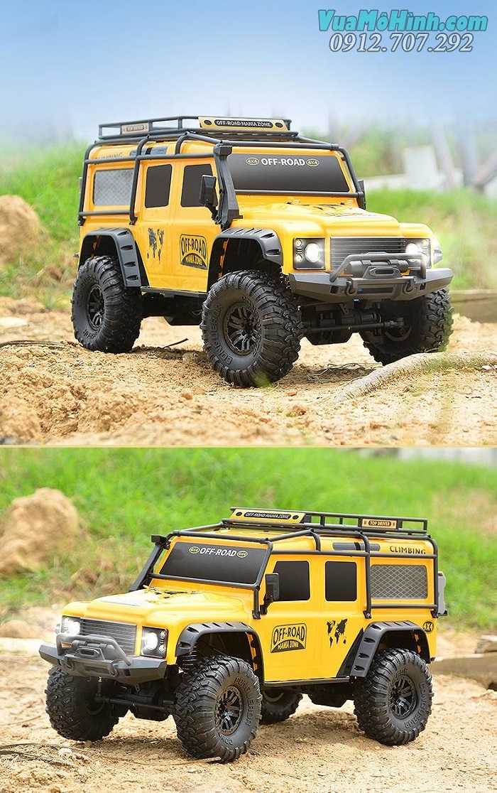 Hb Zp1005 - Xe địa hình điều khiển từ xa Rock Crawler ZP1005 cỡ lớn tỉ lệ 1/10