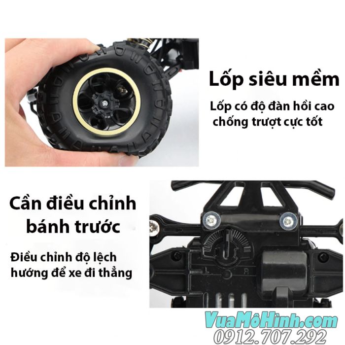 Xe ô tô địa hình điều khiển từ xa Rock Crawler Tỷ Lệ 1:16 