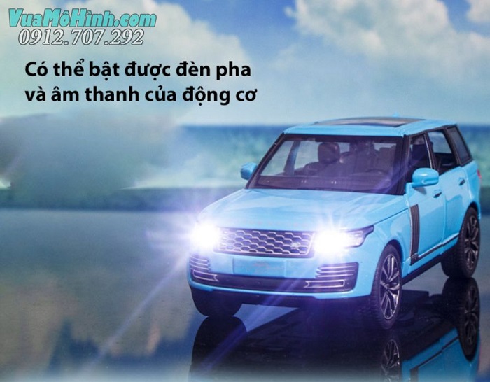 Mô hình xe ô tô Land Rover Range Rover 50th tỉ lệ 1/32 vỏ kim loại (bản đặc biệt) 
