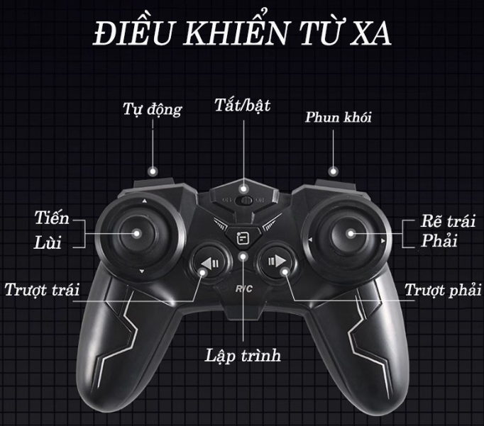 xe moto, oto địa hình cá mập drift xoay 360 độ S883 điều khiển từ xa 