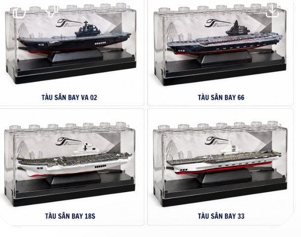 Bộ mô hình tàu sân bay chiến đấu tỉ lệ 1:64 hợp kim cao cấp, quà tặng, trưng bày